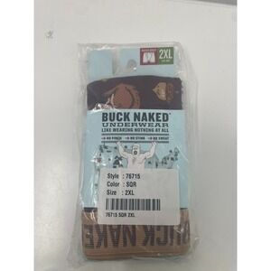Duluth Trading Co. Buck Naked Underwear Men's 2XL Multicolor Boxer Briefs NWT